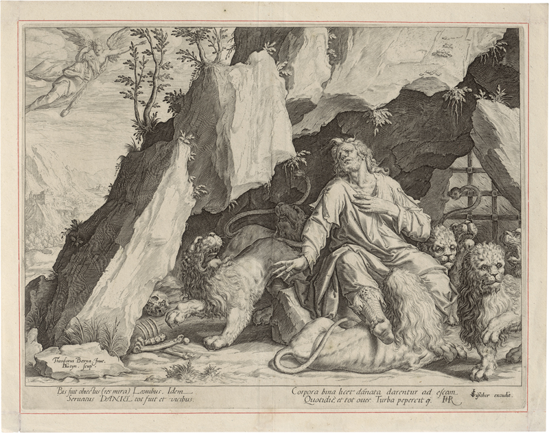 Lot 5555, Auction  126, Gheyn II, Jacques de, Daniel in der Löwengrube