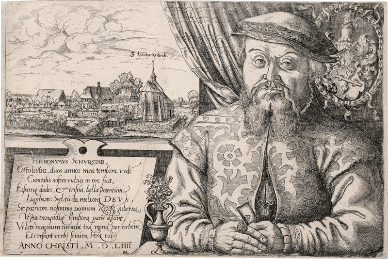 Lot 5605, Auction 126, Lautensack, Hanns, Bildnis Hieronymus Schurstab