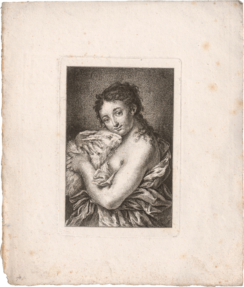 Lot 5714, Auction 126, Weiss, Bartholomäus Ignaz, Studienblatt mit sechs Köpfen