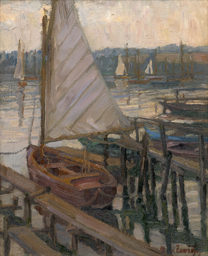 Lot 6198, Auction 126, Zawadzky, Margarete von, Marina am Wannsee