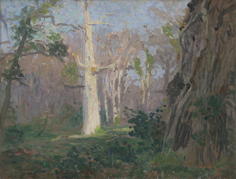 Lot 6208, Auction 126, Duphorn, Hugo, Vorführling im Wald von Hasbruch bei Oldenburg,