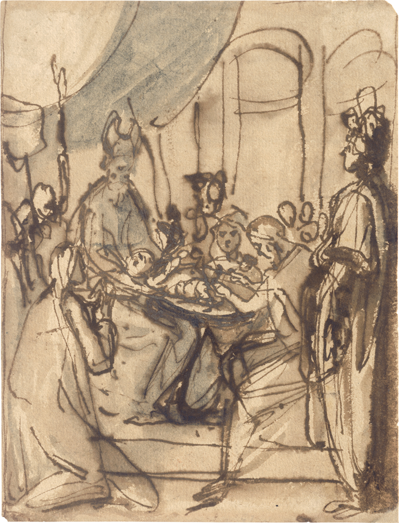 Lot 6509, Auction 126, Italienisch, 17. Jh. Die Beschneidung Christi