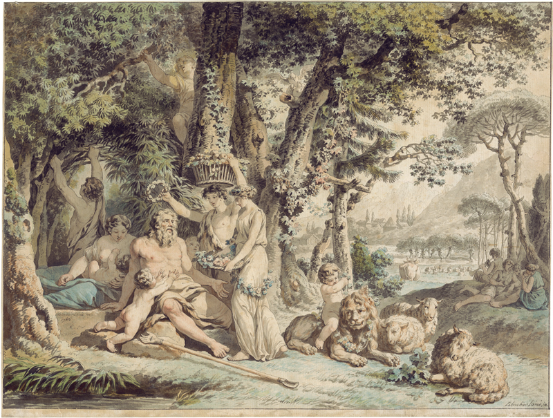 Lot 6577, Auction 126, Lebarbier d. Ä., Jean Jacques François, Das goldene Zeitalter oder Die Schöpfung