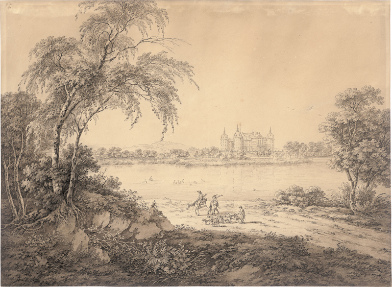 Lot 6593, Auction 126, Zingg, Adrian, Schloss Moritzburg bei Dresden