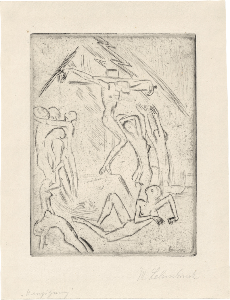 Lot 7046, Auction 126, Lehmbruck, Wilhelm, Kreuzigung