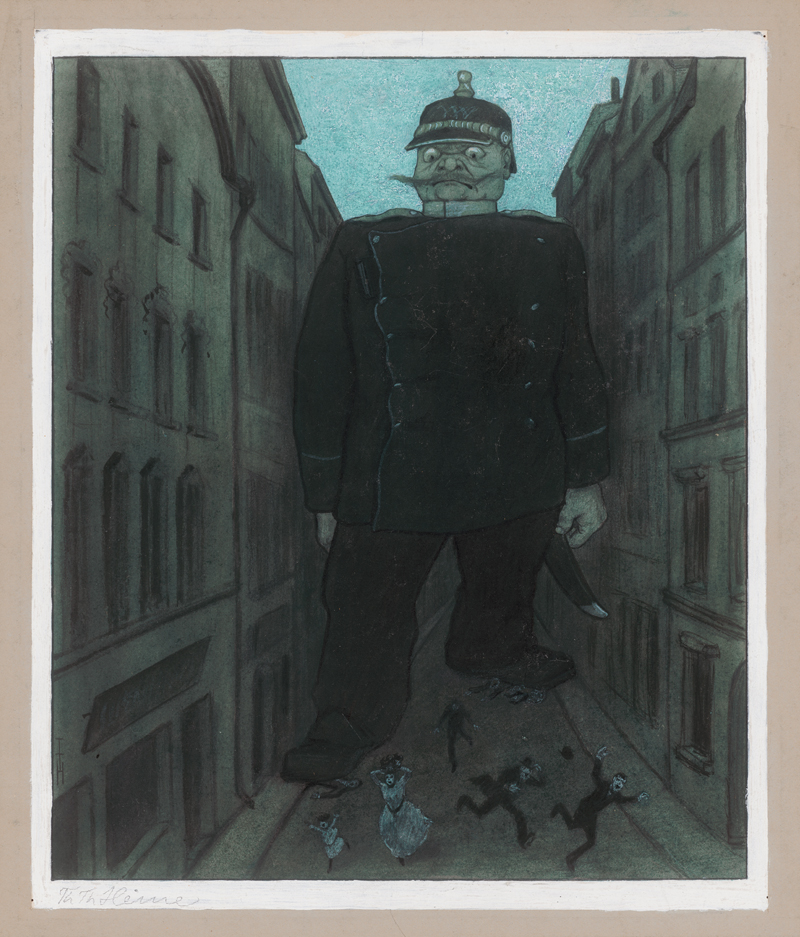 Lot 7047, Auction 126, Heine, Thomas Theodor, Der Schutzmann