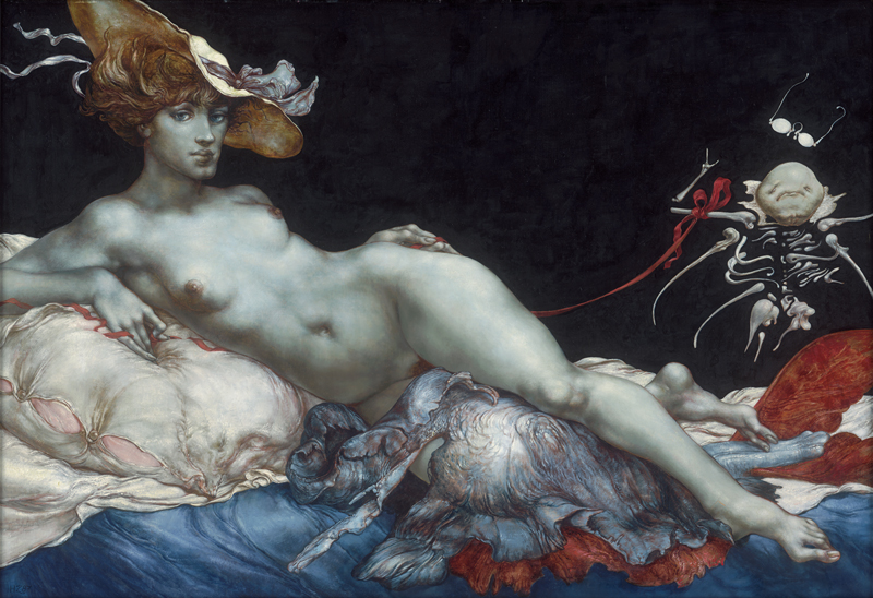 Lot 7246, Auction  126, Zander, Heinz, Liegende mit schwebenden Gebeinen