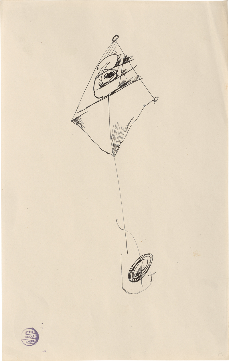 Lot 8028, Auction 126, Bauer, Rudolf, Ohne Titel (Drachen)