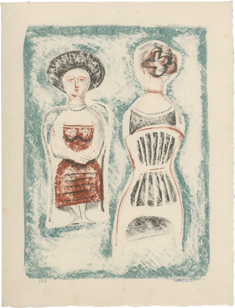 Lot 8065, Auction 126, Campigli, Massimo, Due donne sedute