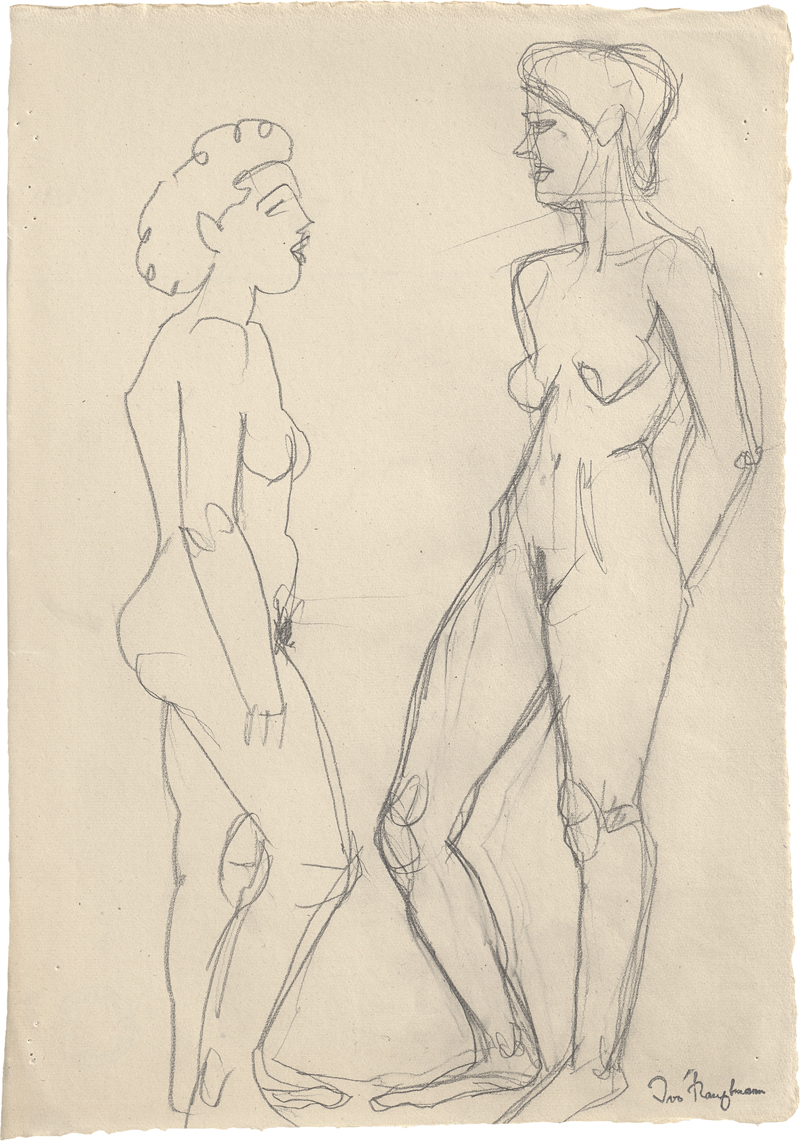 Lot 8121, Auction 126, Hauptmann, Ivo, Drei Aktzeichnungen