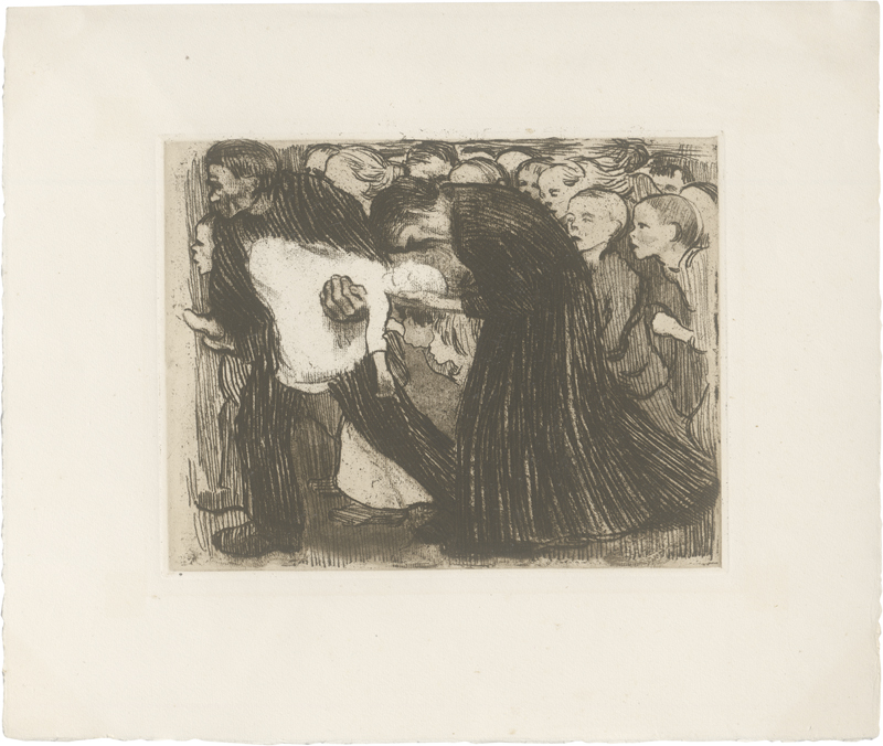 Lot 8151, Auction 126, Kollwitz, Käthe, Überfahren