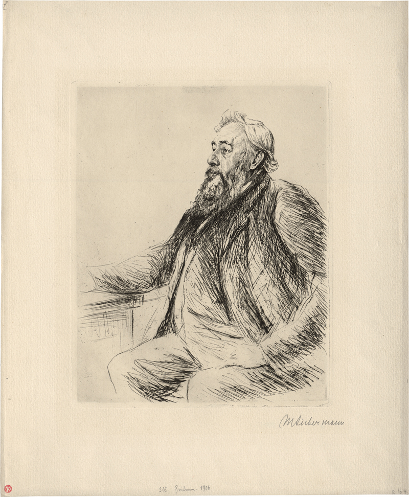 Lot 8162, Auction 126, Liebermann, Max, Porträt Brinckmann