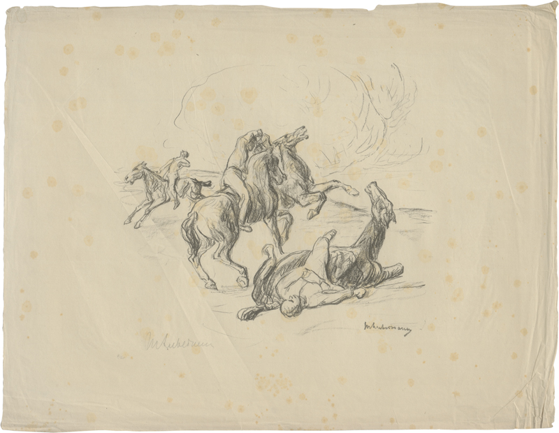 Lot 8166, Auction 126, Liebermann, Max, Reiterkampf
