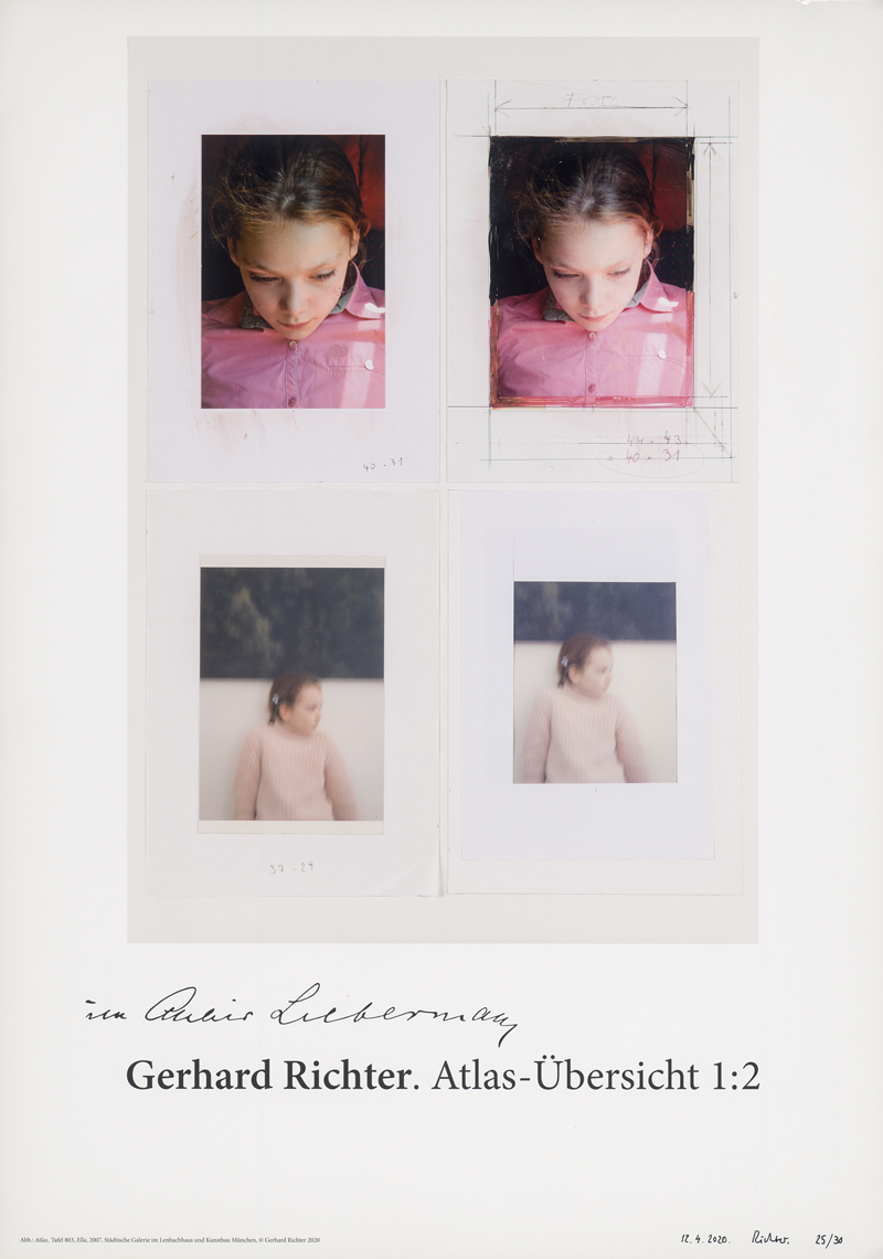Lot 8245, Auction 126, Richter, Gerhard, Künstlerplakat "Atlas Übersicht 1:2"