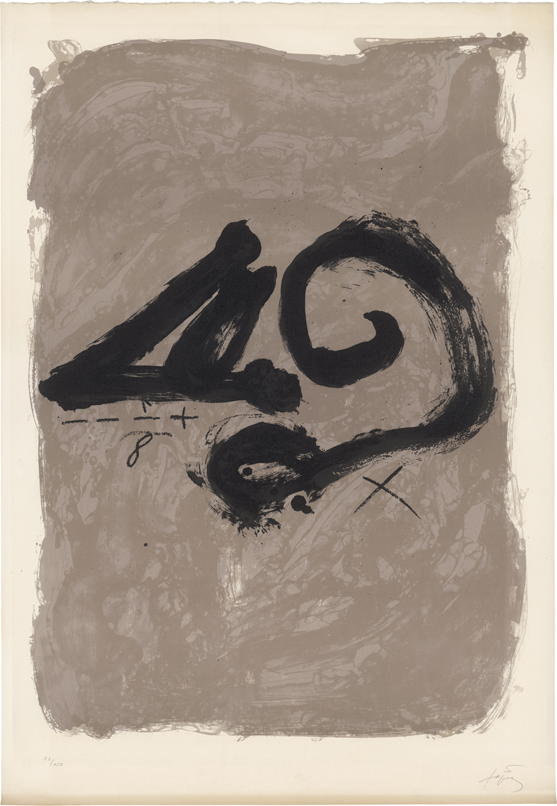 Lot 8271, Auction 126, Tàpies, Antoni, Exposition Antoni Tàpies. Bilder und Objekte 1948-1978