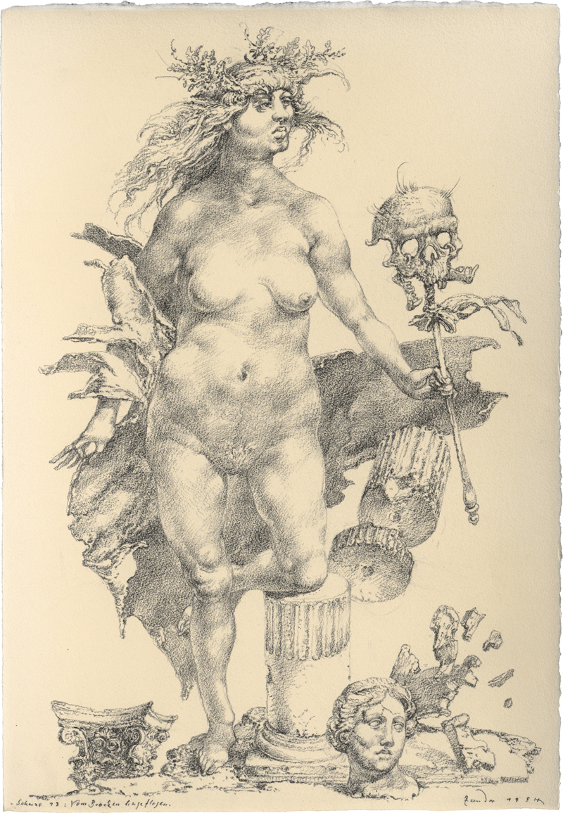 Lot 8310, Auction 126, Zander, Heinz, Scherzo 13: Vom Brocken hergeflogen.