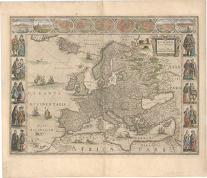 Lot 116, Auction  127, Blaeu, Willem Janszoon, Europa recens descripta