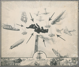 Lot 499, Auction  127, Kley, Heinrich, Atlantropa-Ausstellung Wien 1932. 3 Tafeln mit 5 Darstellungen