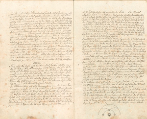 Lot 1042, Auction  127, Rönisch, Carl Ernst, "Einige Anmerkungen" - Chronik von Hubertusburg, Dt. Handschrift auf Papier