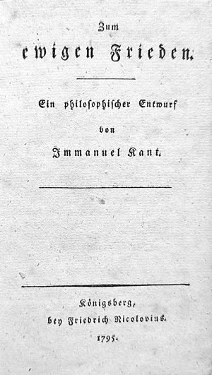 Lot 2181, Auction  127, Kant, Immanuel, Zum ewigen Frieden