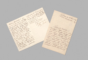 Lot 2519, Auction  127, Halbe, Max, 2 Briefe an die Wiener "Moderne Rundschau". 1890-1891