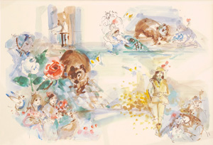 Lot 3042, Auction  127, Böhmer, Gunter, Schneeweißchen und Rosenrot [und:] Frau Holle