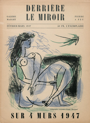 Lot 3077, Auction  127, Derrière le Miroir, Zwei frühe Ausgaben (No. 2 und No. 20/21)