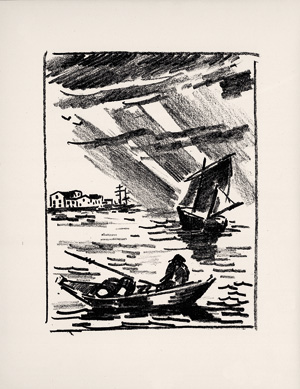 Lot 3343, Auction  127, Duhamel, Georges und Vlaminck, Maurice de - Illustr., Trois journées de la tribu