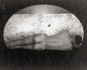 Lot 4256, Auction  127, Platt Lynes, George, Reclining male nude against wall in oval