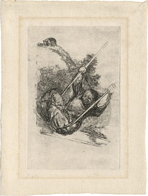 Los 5266 - Goya, Francisco de - Vieja Columbiándose - 0 - thumb