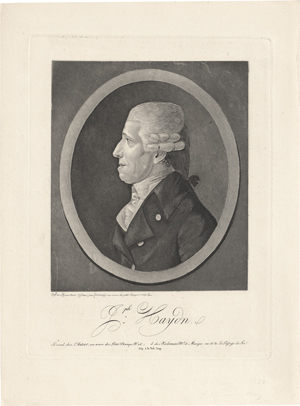Lot 5295, Auction  127, Quenedey, Edmé, Bildnis des Joseph Haydn