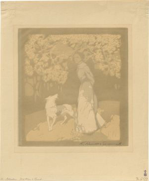Los 5417 - Schmoll von Eisenwerth, Karl - "Mädchen und Hund" - 0 - thumb