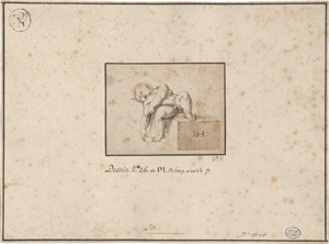 Lot 6521, Auction  127, Schweizerisch oder Süddeutsch, 16. Jh. Schlafender Knabe auf einem Quader liegend
