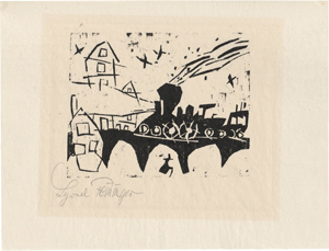 Los 7104 - Feininger, Lyonel - Zug auf der Brücke - 0 - thumb
