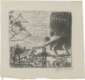 Lot 8007, Auction  127, Barlach, Ernst, Totentanz I (Das Totenlaken)