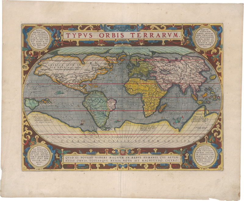 Lot 30, Auction 127, Ortelius, Abraham und Hogenberg, Frans, Typus orbis terrarum