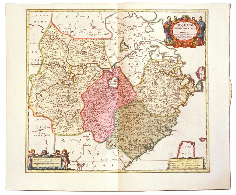 Lot 104, Auction  127, Janssonius, Joannes, Huquang, Kiangsi, Chekiang, AC Fokien