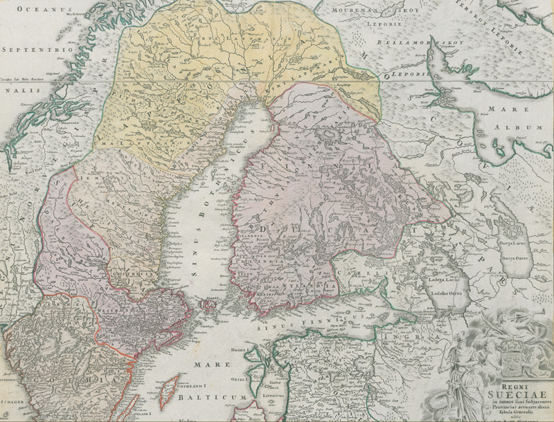 Lot 146, Auction  127, Homann, Johann Baptist, Regni Sueciae in omnes suas subjacentes Provincias accurate divisi