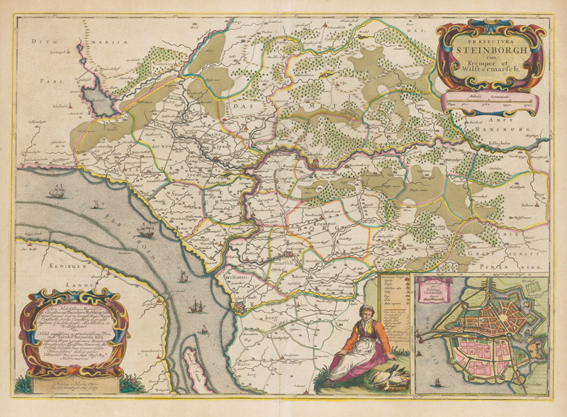 Lot 220, Auction  127, Mejer, Johannes, Praefectura Steinborgh cum Kremper, et Wilstermarsch