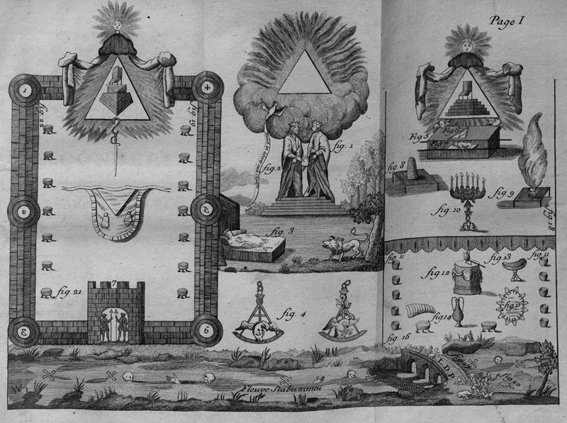 Lot 420, Auction  127, Bérange, Les plus secrets mysteres des hauts grades de la maçonnerie dévoilés