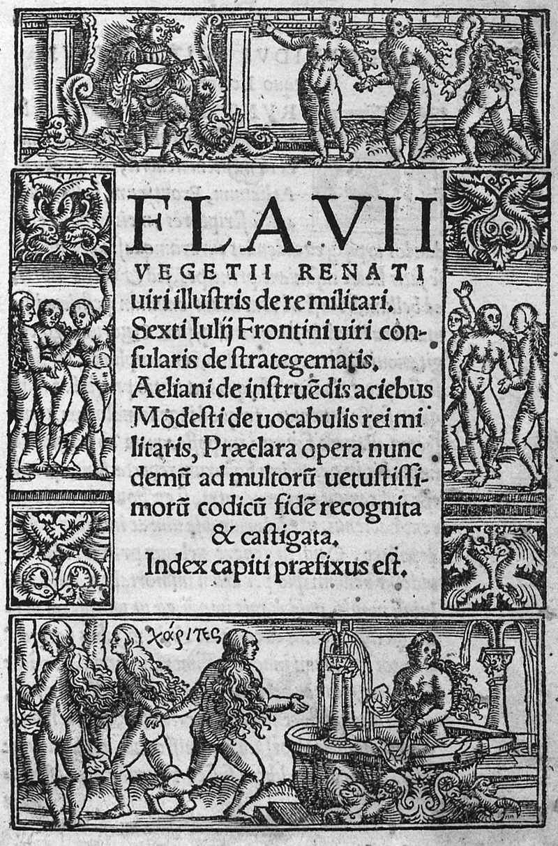 Lot 1210, Auction  127, Vegetius Renatus, Flavius., De re militari