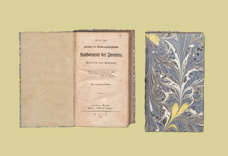 Lot 2017, Auction 127, Castéra, Jean-Henri de, Geheime Lebens- und Regierungsgeschichte Katharinens der Zweyten