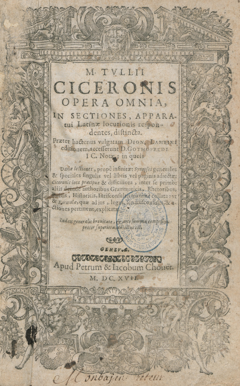 Lot 2018, Auction 127, Cicero, Marcus Tullius, Opera omnia in sectiones
