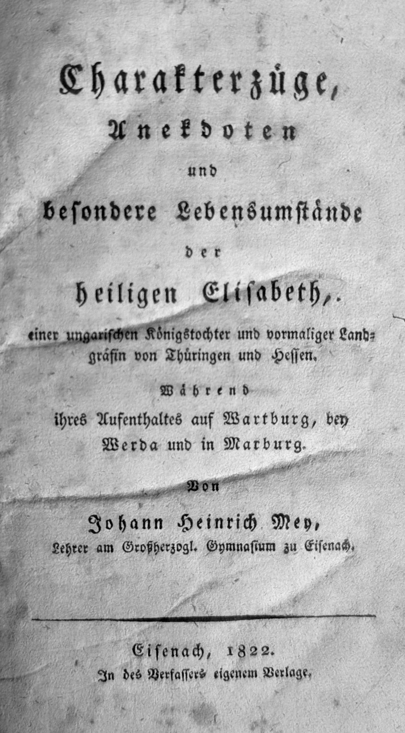 Lot 2124, Auction 127, Mey, Johann Heinrich, Charakterzüge, Anekdoten und besondere Lebensumstände der heiligen Elisabeth