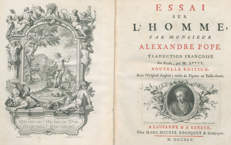 Lot 2131, Auction 127, Pope, Alexander, Essai sur l'homme