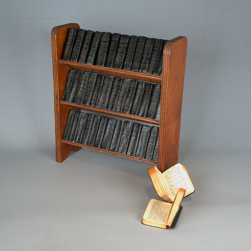 Lot 2153a, Auction 127, Shakespeare, William, The Works - Complete set of William Shakespeare black leather bound miniature books