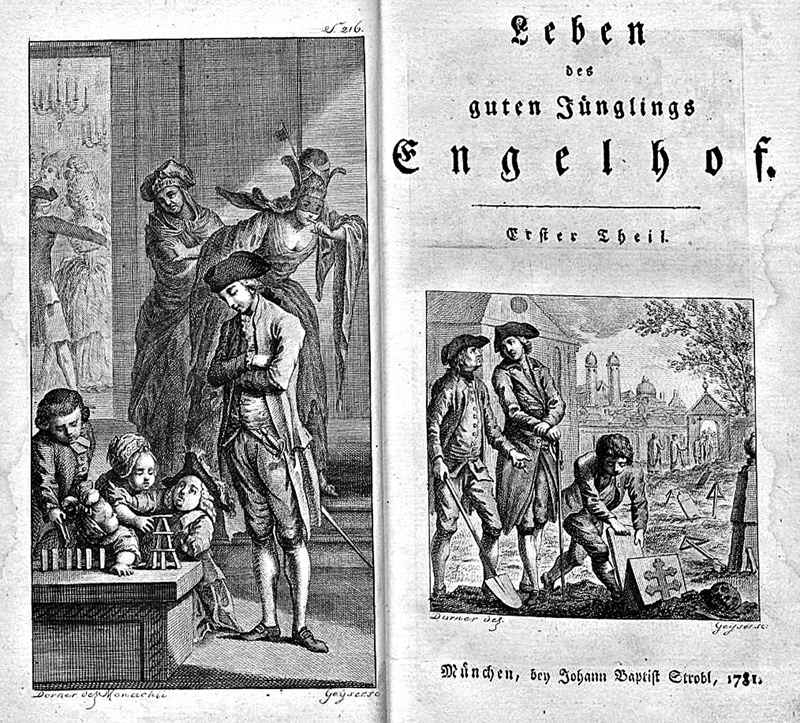 Lot 2169, Auction 127, Westenrieder, Lorenz von, Leben des guten Jünglings Engelhof