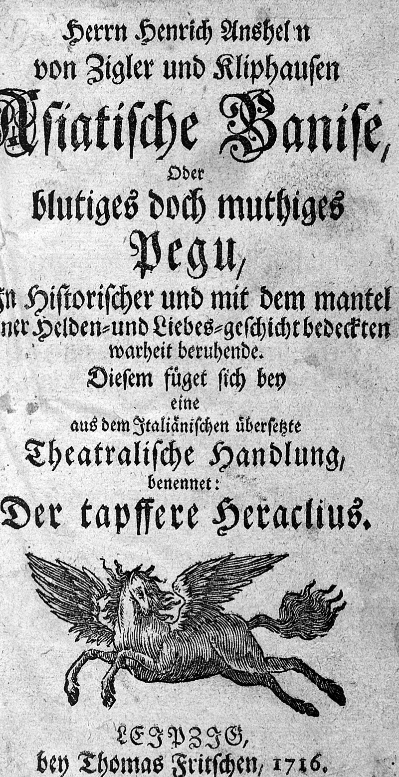 Lot 2173, Auction 127, Zigler und Kliphausen, Heinrich Anselm von, Asiatische Banise