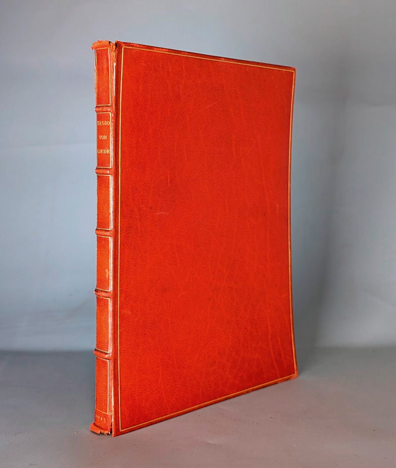 Lot 3122, Auction 127, Goethe, Johann Wolfgang von, Torquato Tasso