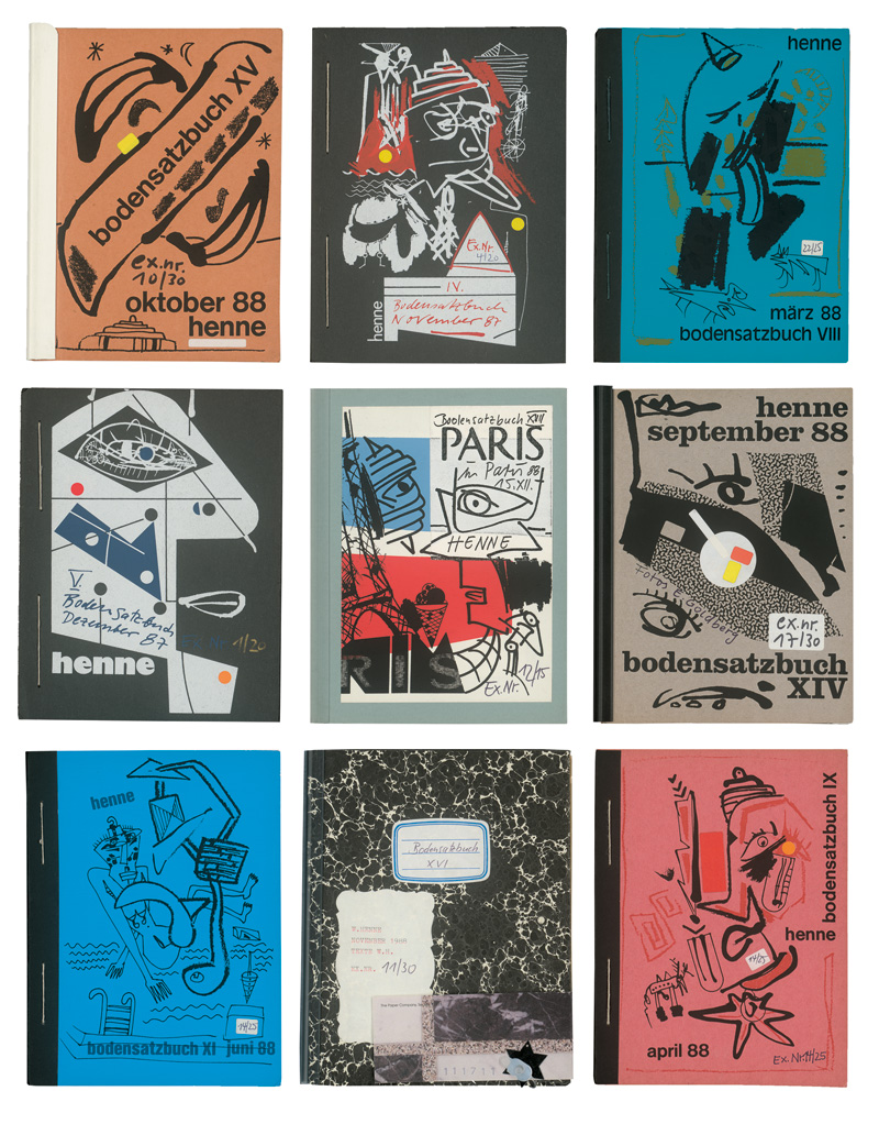 Lot 3141, Auction  127, Henne, Wolfgang, Bodensatzbuch. Nr. II-XVII sowie Kathedrale zur neuen deutschen Fröhlichkeit